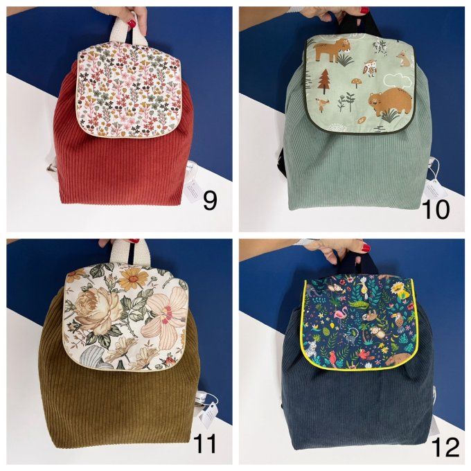 Sac à dos des tout petits - 16 modèles disponibles